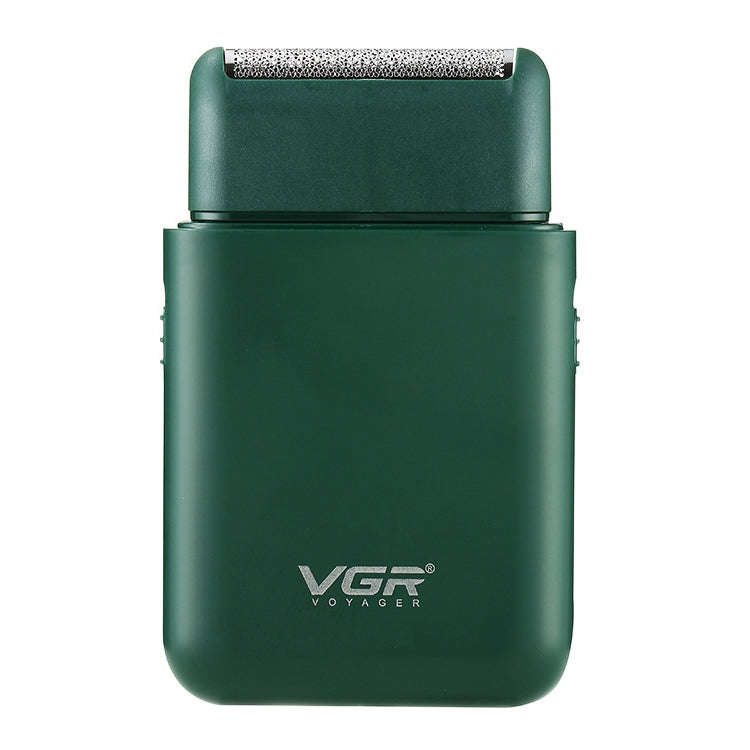 VGR V-390 5W USB Portable Reciprocating Electric Shaver (Green)
