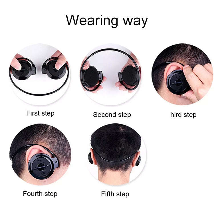 mini-503 MP3 Player Bluetooth Earphone, Support FM Radio & 32GB TF Card