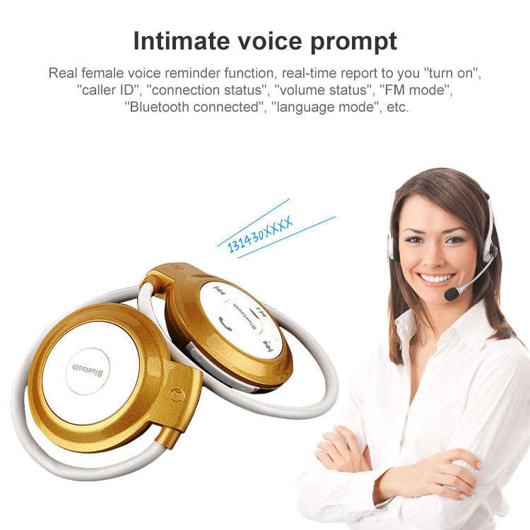mini-503 MP3 Player Bluetooth Earphone, Support FM Radio & 32GB TF Card