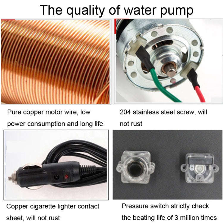 12V Car Washer Gun Pump High Pressure Cleaner Car Care Portable Washing Machine Electric Cleaning...