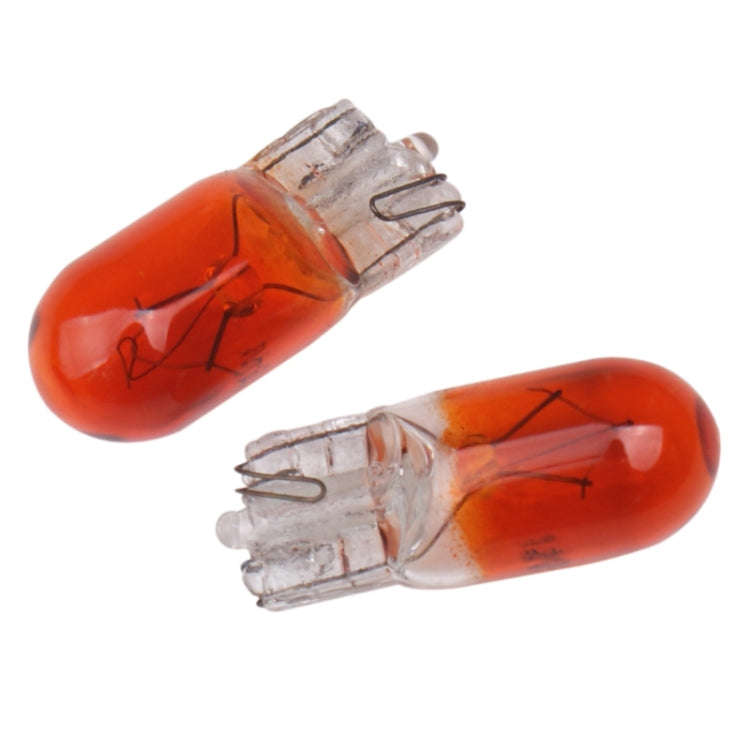5pcs T10 12v 5w car instrument light reading light(amber)