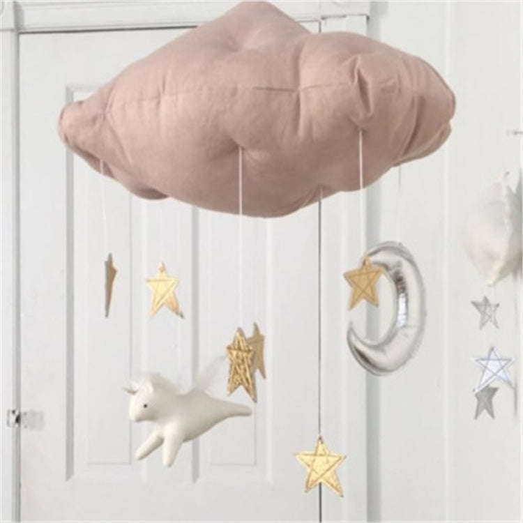 Baby Nursery Ceiling Mobile Party Decoration Clouds Moon Stars Hanging Decorations Kids Room Deco...