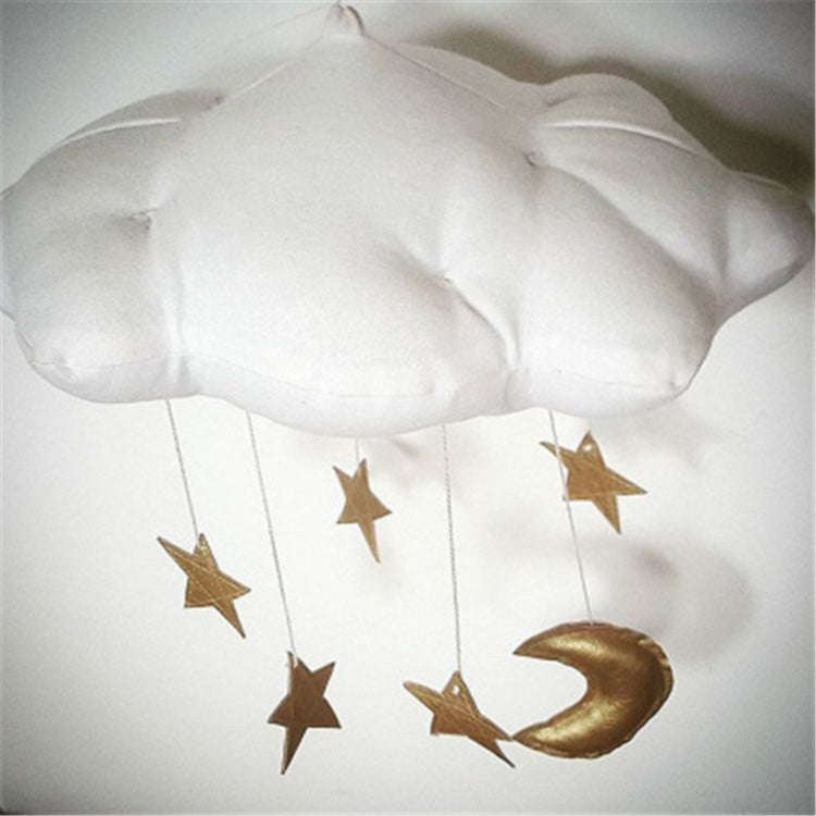 Baby Nursery Ceiling Mobile Party Decoration Clouds Moon Stars Hanging Decorations Kids Room Deco...
