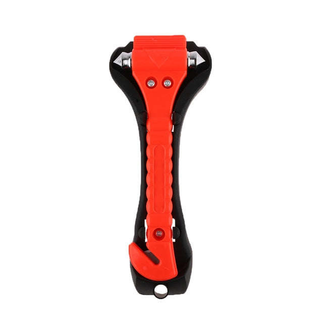 2 in 1 Mini Car Safety Rescue Hammer Life Saving Escape Emergency Hammer Seat Belt Cutter Window ...