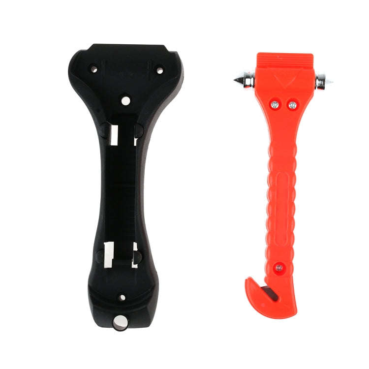 2 in 1 Mini Car Safety Rescue Hammer Life Saving Escape Emergency Hammer Seat Belt Cutter Window ...