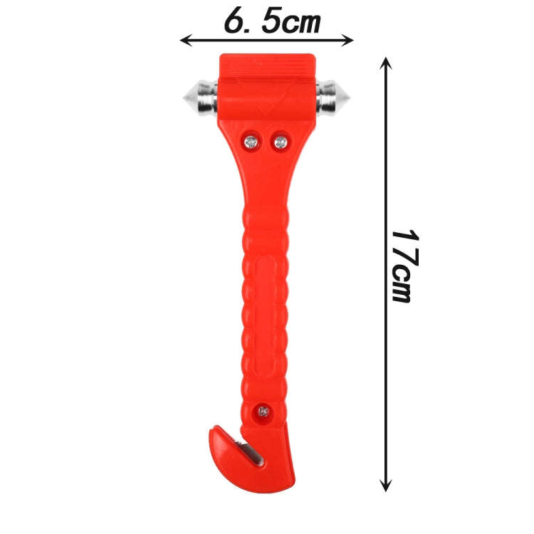2 in 1 Mini Car Safety Rescue Hammer Life Saving Escape Emergency Hammer Seat Belt Cutter Window ...