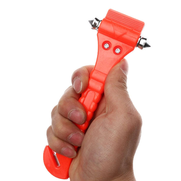 2 in 1 Mini Car Safety Rescue Hammer Life Saving Escape Emergency Hammer Seat Belt Cutter Window ...