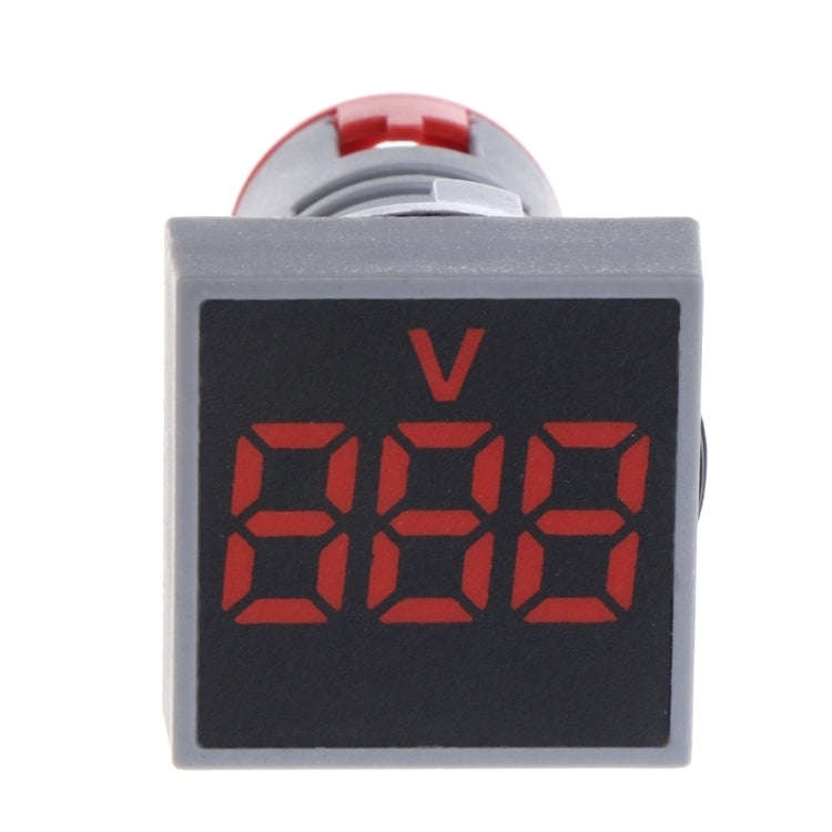 AD101-22VMS Mini AC 50-500V Voltmeter Square Panel LED Digital Voltage Meter Indicator(Green)