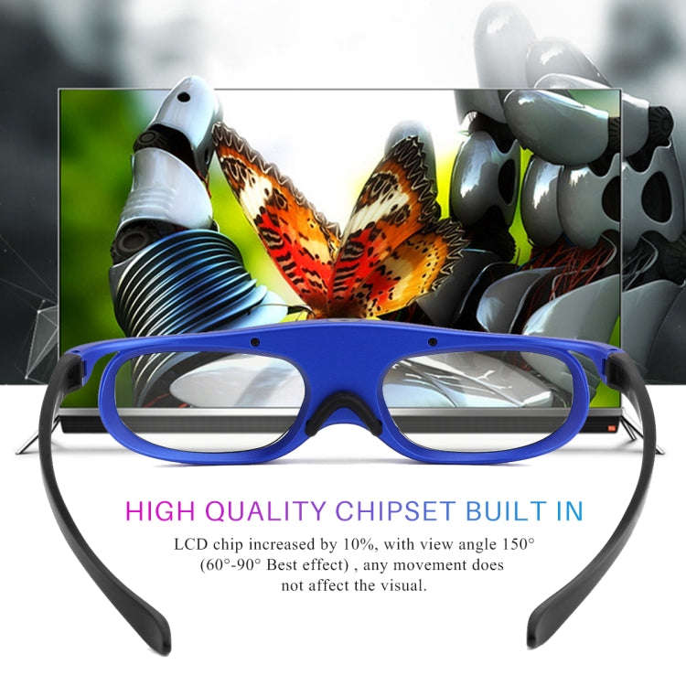 Universal Battery DLP Active Shutter 3D Glasses 96-144Hz For XGIMI Optoma Acer Viewsonic Home The...