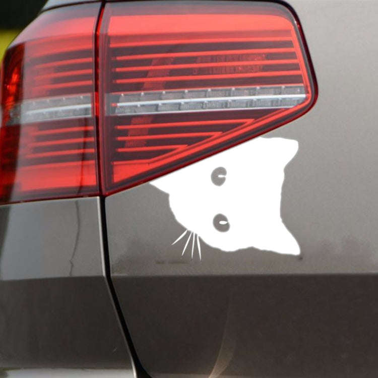 CAT FACE PEERING Pet Cat Car Sticker Decals , Size: 12x15cm