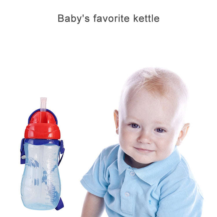 Baby Water Feeding Bottle With Straw Portable Cartoon Save Cups Sports Bottles Baby Feeding Cups(...