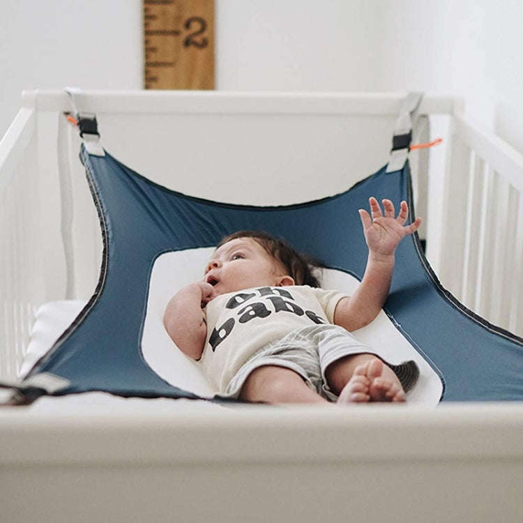Detachable Portable Infant Baby Hammock Children Hanging Furniture Lightweight Baby Bed Indoor(Navy)