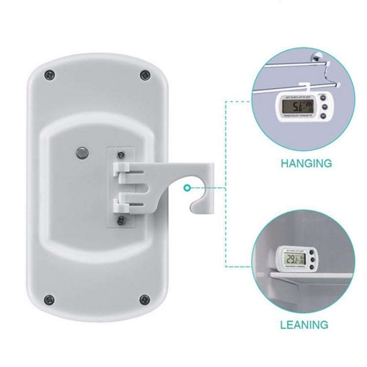 Digital LCD Thermometer Fridge Temperature Sensor Freezer Thermometer(White)