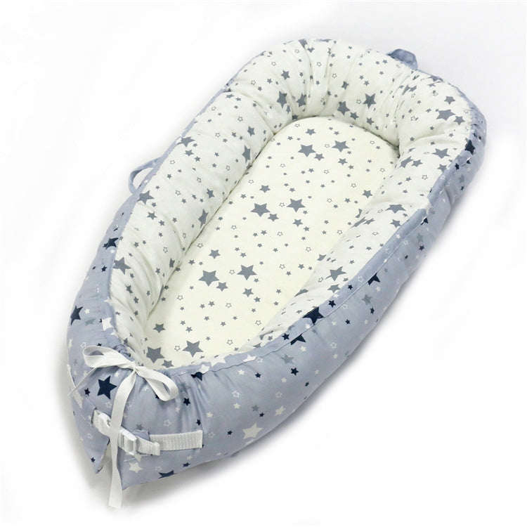 80*50cm Baby Bed Newborn Nursing Bionic Bed Crib Cot Baby Sleeping Artifact Bed Travel Bed Bumper...