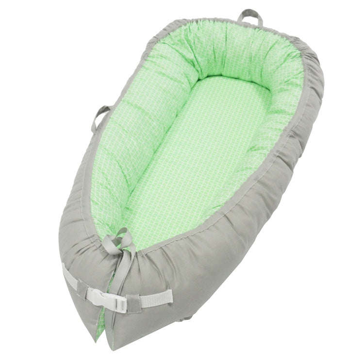80*50cm Baby Bed Newborn Nursing Bionic Bed Crib Cot Baby Sleeping Artifact Bed Travel Bed Bumper...