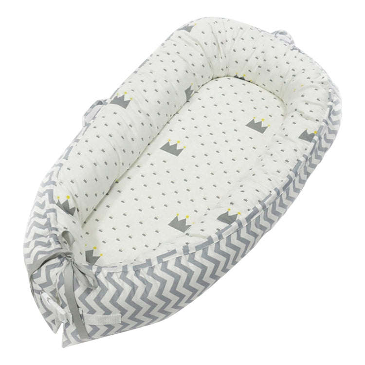80*50cm Baby Bed Newborn Nursing Bionic Bed Crib Cot Baby Sleeping Artifact Bed Travel Bed Bumper...