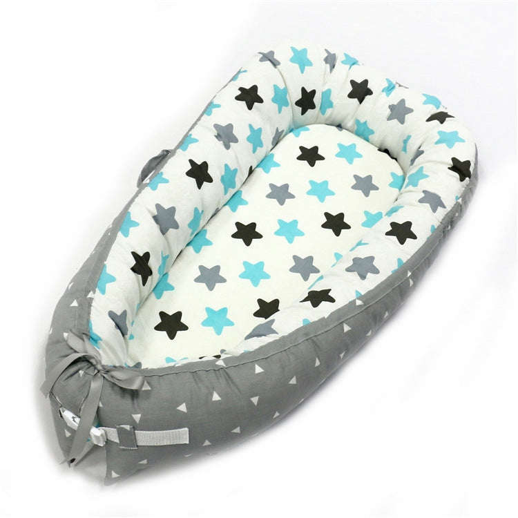 80*50cm Baby Bed Newborn Nursing Bionic Bed Crib Cot Baby Sleeping Artifact Bed Travel Bed Bumper...