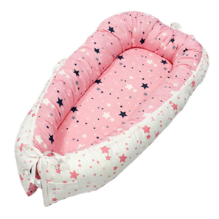 80*50cm Baby Bed Newborn Nursing Bionic Bed Crib Cot Baby Sleeping Artifact Bed Travel Bed Bumper...