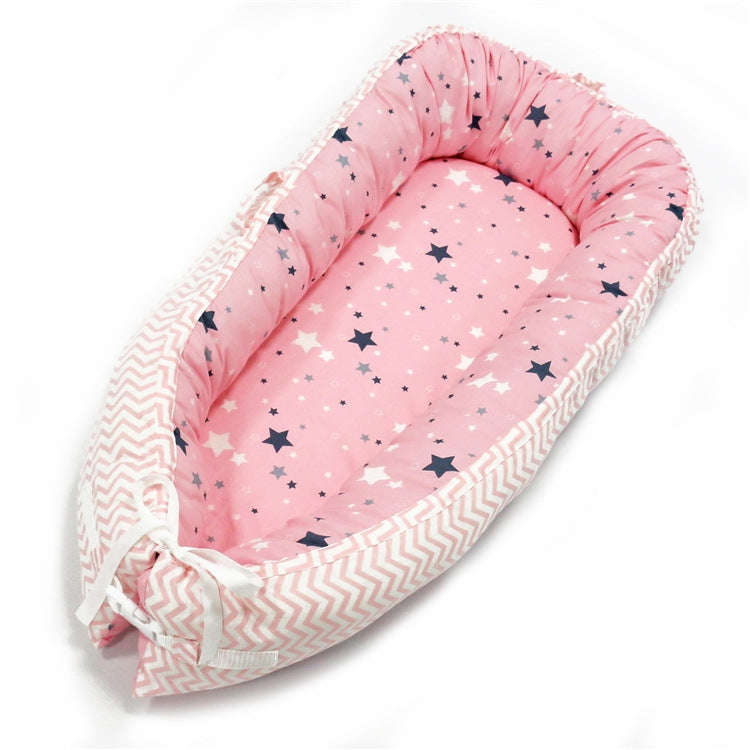80*50cm Baby Bed Newborn Nursing Bionic Bed Crib Cot Baby Sleeping Artifact Bed Travel Bed Bumper...