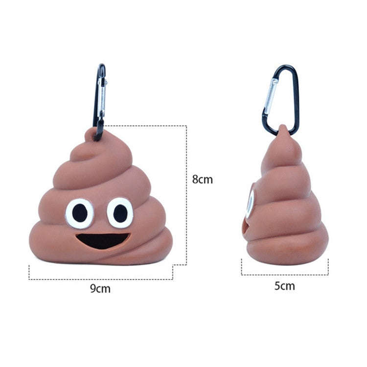 Pets Go Out Portable Soft Silicone Pet Toilet Bag Storage Box