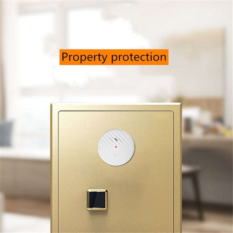 C100 125dB Vibration Sensor Alarm Door and Window Alarm Home Personal Anti-theft Alarm(White)