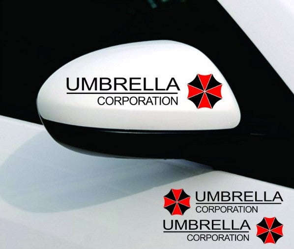 5 PCS YJZT 2X UMBRELLA Hive Die Cut Resident Evil Retro-reflective Decal Car Sticker, Size: 15x4cm