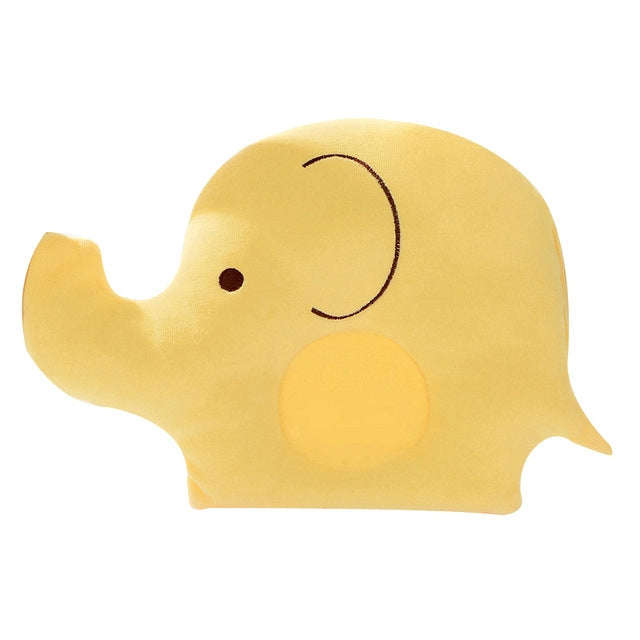 Cute Elephant Shape Anti-rollover Head Pillow(Yellow)
