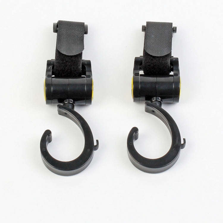 2 PCS/LOT Baby Stroller Accessories Hook Multifunction Baby Stroller Black Plastic Hook(Pink)