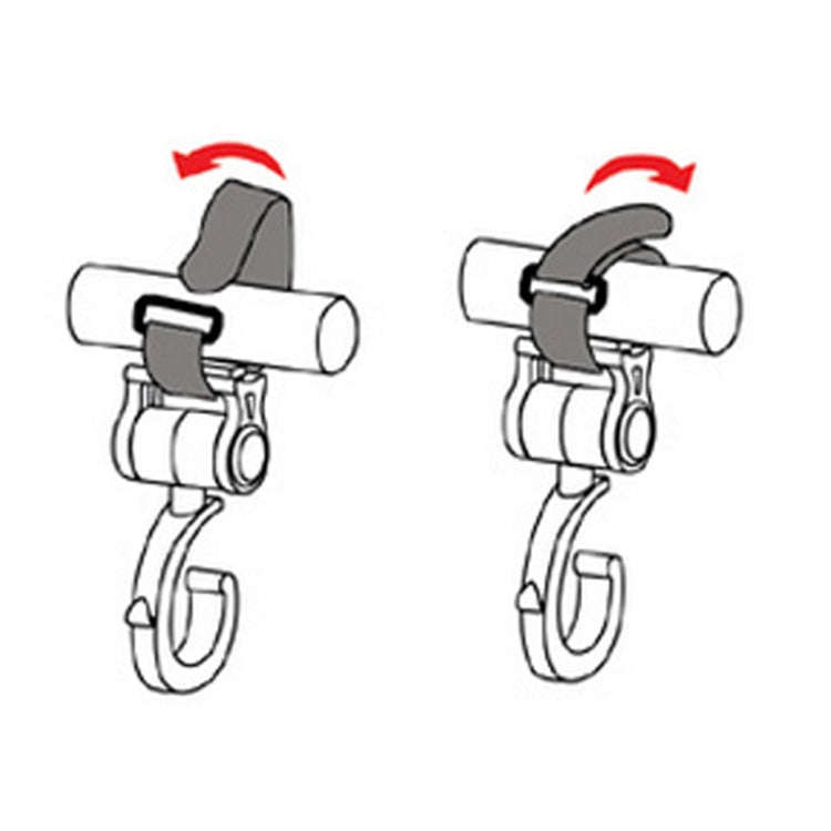 2 PCS/LOT Baby Stroller Accessories Hook Multifunction Baby Stroller Black Plastic Hook(Pink)