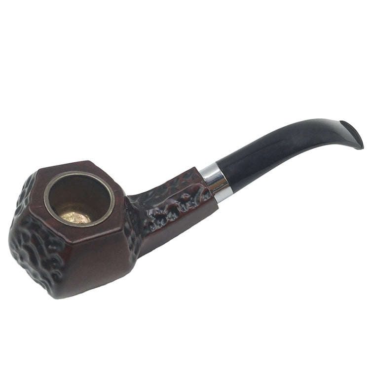 Bakelite Resin Pipe Iron Pot Dry Pipe Men Portable Filter Curved Pipe