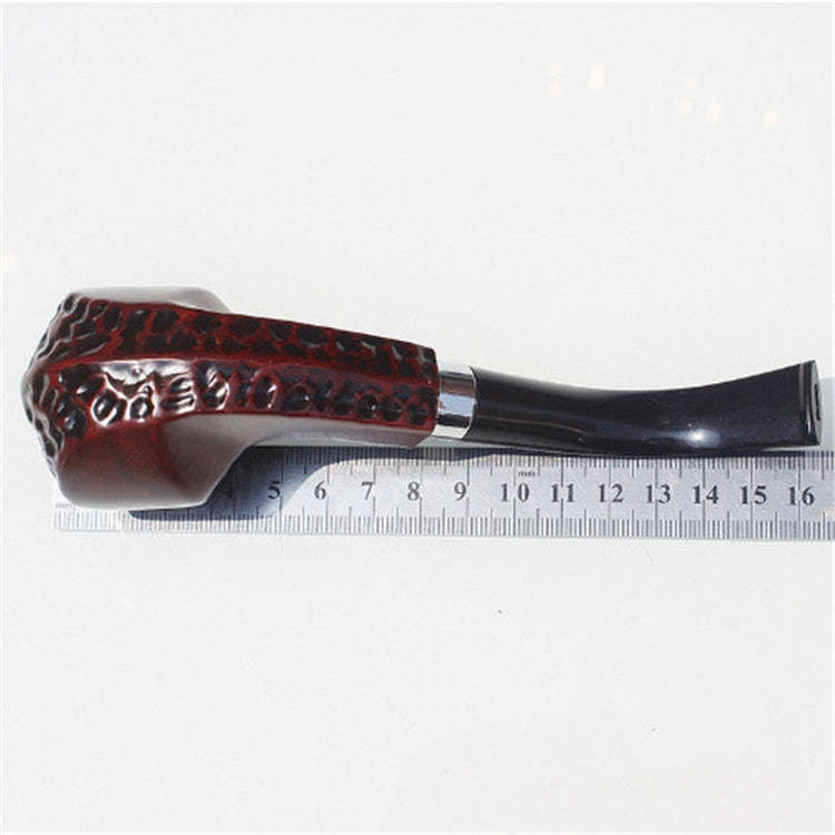 Bakelite Resin Pipe Iron Pot Dry Pipe Men Portable Filter Curved Pipe