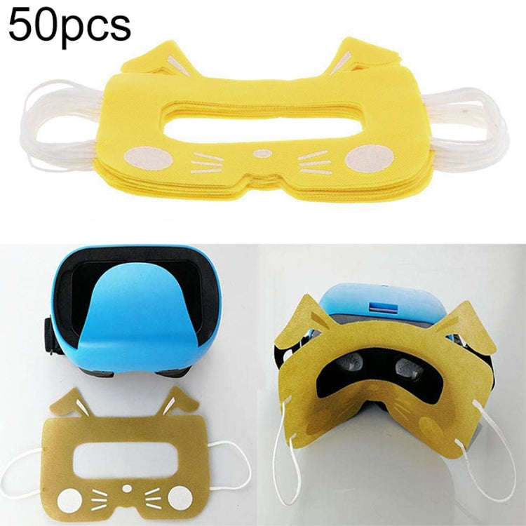 50 PCS Disposable Pad Eye Cloth Mask for Htc Vive PRO Headset / Sony PSVR PLAYSTATION