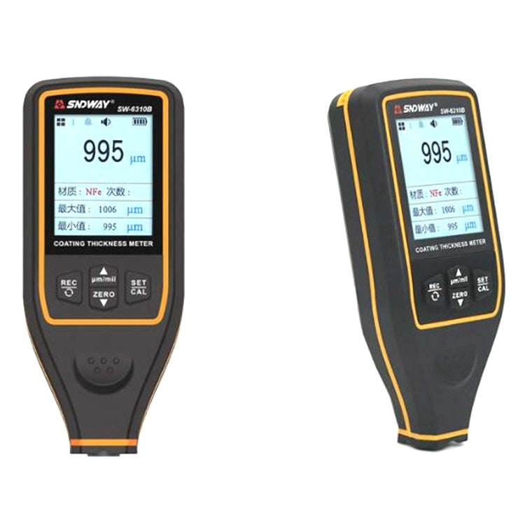 SNDWAY High-precision Car Paint Finish Coating Thickness Gauge Paint Measuring Instrument SW6310B...