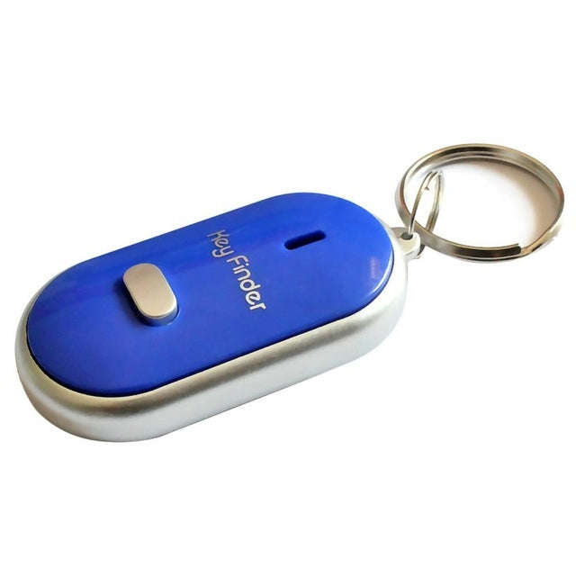 Mini LED Whistle Key Finder Flashing Beeping Remote Lost Keyfinder Locator Keyring for children(b...