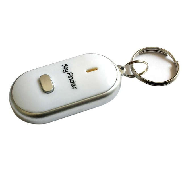 Mini LED Whistle Key Finder Flashing Beeping Remote Lost Keyfinder Locator Keyring for children(w...