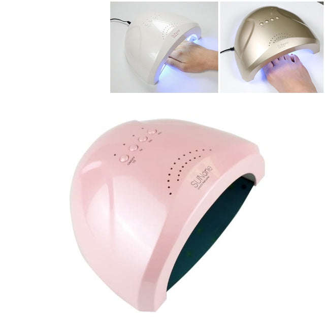 Sunone 48W UV Lamp Nail Polish Dryer, US Plug (Pink)