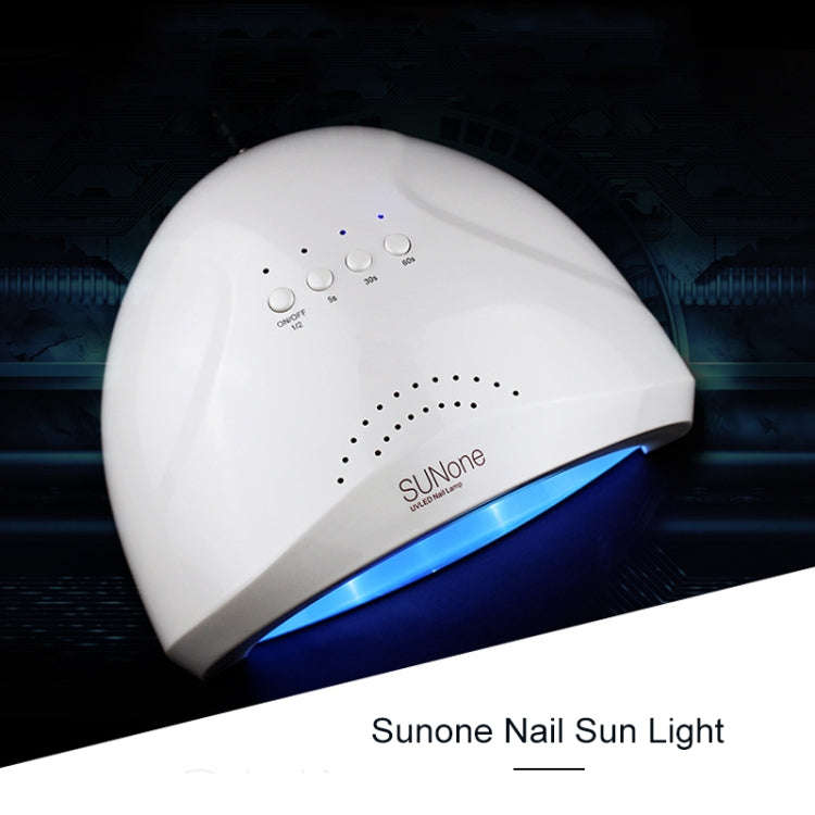 Sunone 48W UV Lamp Nail Polish Dryer, US Plug (Red)