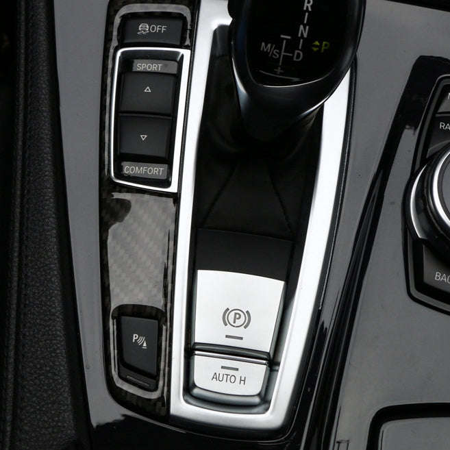 SRXTZM Parking Brake Switch P Button Cover ABS Chrome for BMW F10 F07 F01 X3 F25 X4 F26 F11 F06 X...