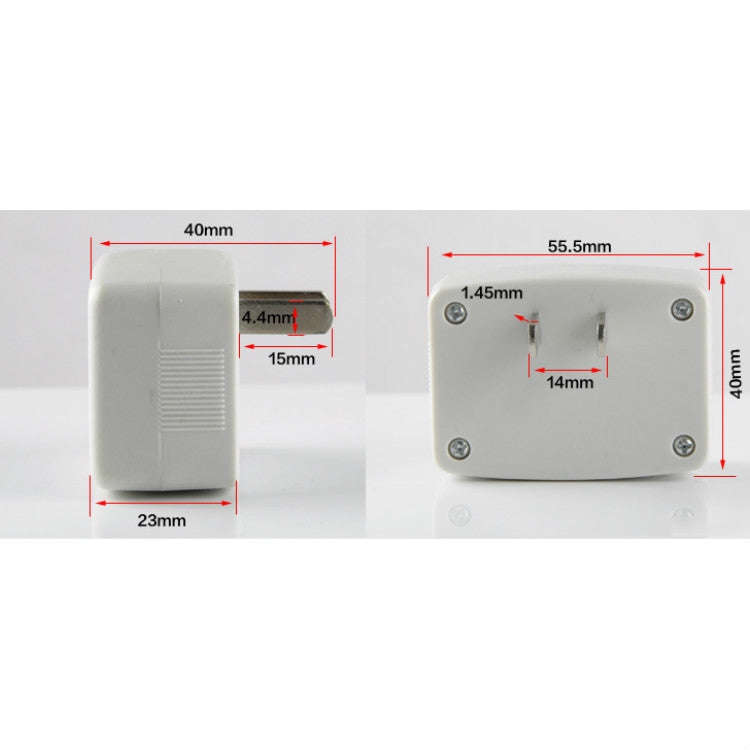 Digital Voltmeter LCD Display LCD Voltmeter Plug-type Electric Meter(US Plug 110V)