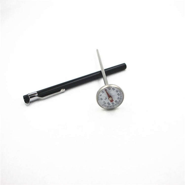 2 PCS  Probe Type Household Food Thermometers for Measuring Liquid Food(Silver black)