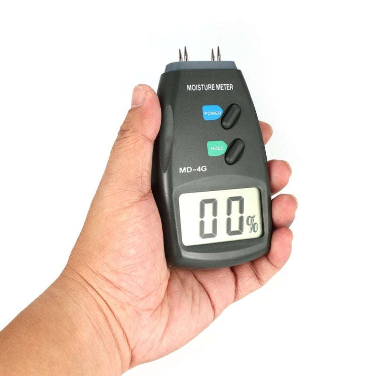 MD-4G 4 Pins Wood Moisture Meter Digital LCD Soil Grain Moisture Meters