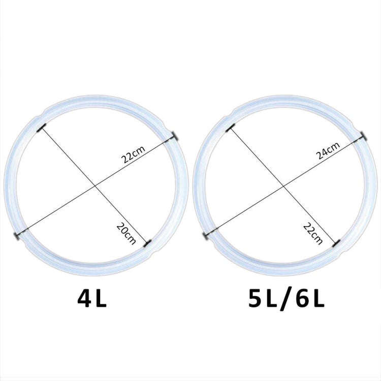 Silicone Gasket Pot Side Seal Electric Pressure Cooker Replacement Parts(Size22x24cm)