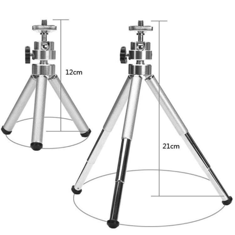 Mini Portable Telescopic Desktop Tripod DSLR Camera Table Tripod Stand Holder for GoPro Hero11 Bl...