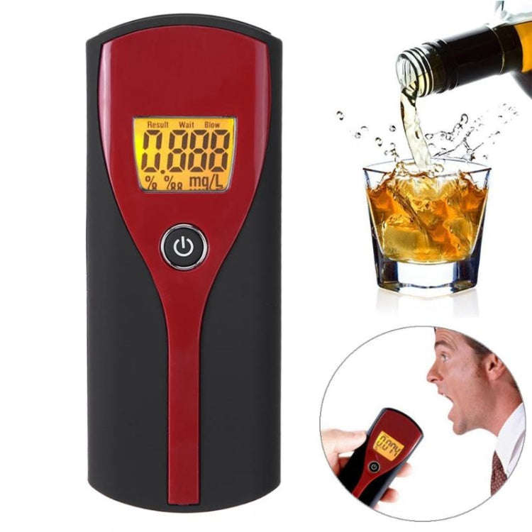 W637 Digital Breath Alcohol Tester Easy Use Breathalyzer Alcohol Meter Analyzer Detector with LCD...