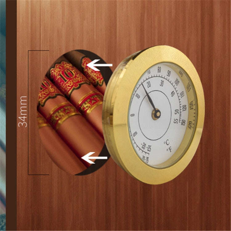 38mm High Precision Home / Guitar Violin Case / Cigar Thermometer, Style:Thermometer