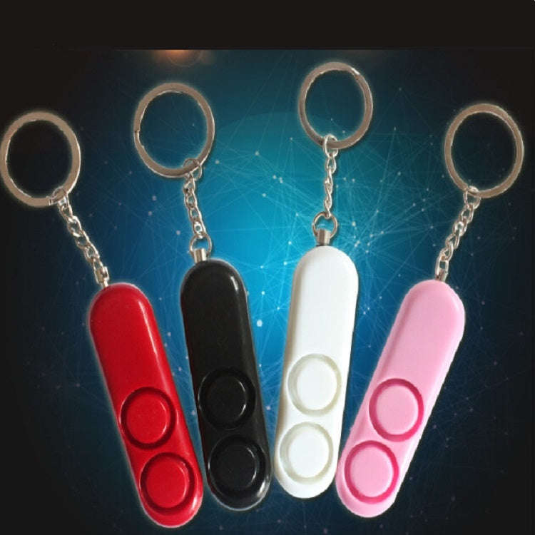 2 PCS 120dB Self Defense Anti-rape Device Dual Speakers Loud Alarm Safety Personal Security Keych...