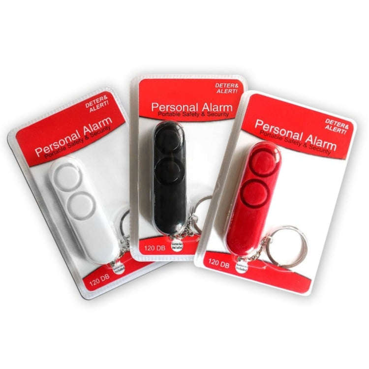 2 PCS 120dB Self Defense Anti-rape Device Dual Speakers Loud Alarm Safety Personal Security Keych...