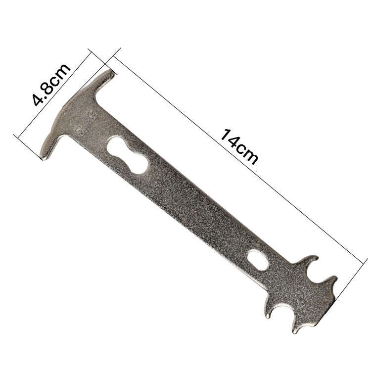 2pcs icycle Chain Test Caliper Mountain Bike Chain Wear Replacement Detection Rail Tool
