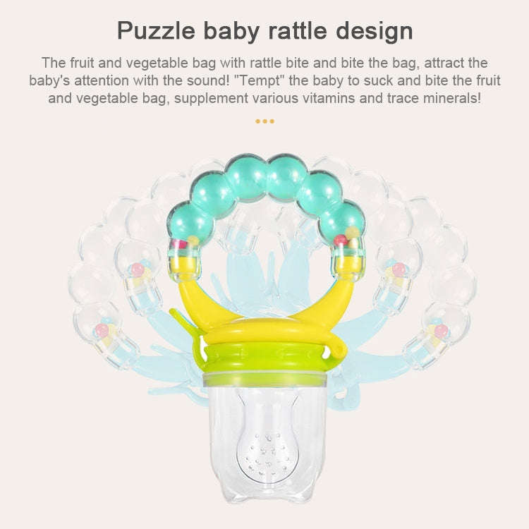 Baby Nipple Fresh Food Fruit Milk Feeding Bottles Learn Feeding Drinking Handle Teething Pacifier...
