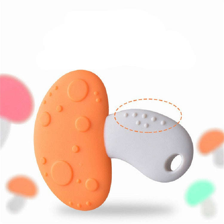 Baby Silicone Teether Children Teeth Molars Baby Products(Orange Carrot)